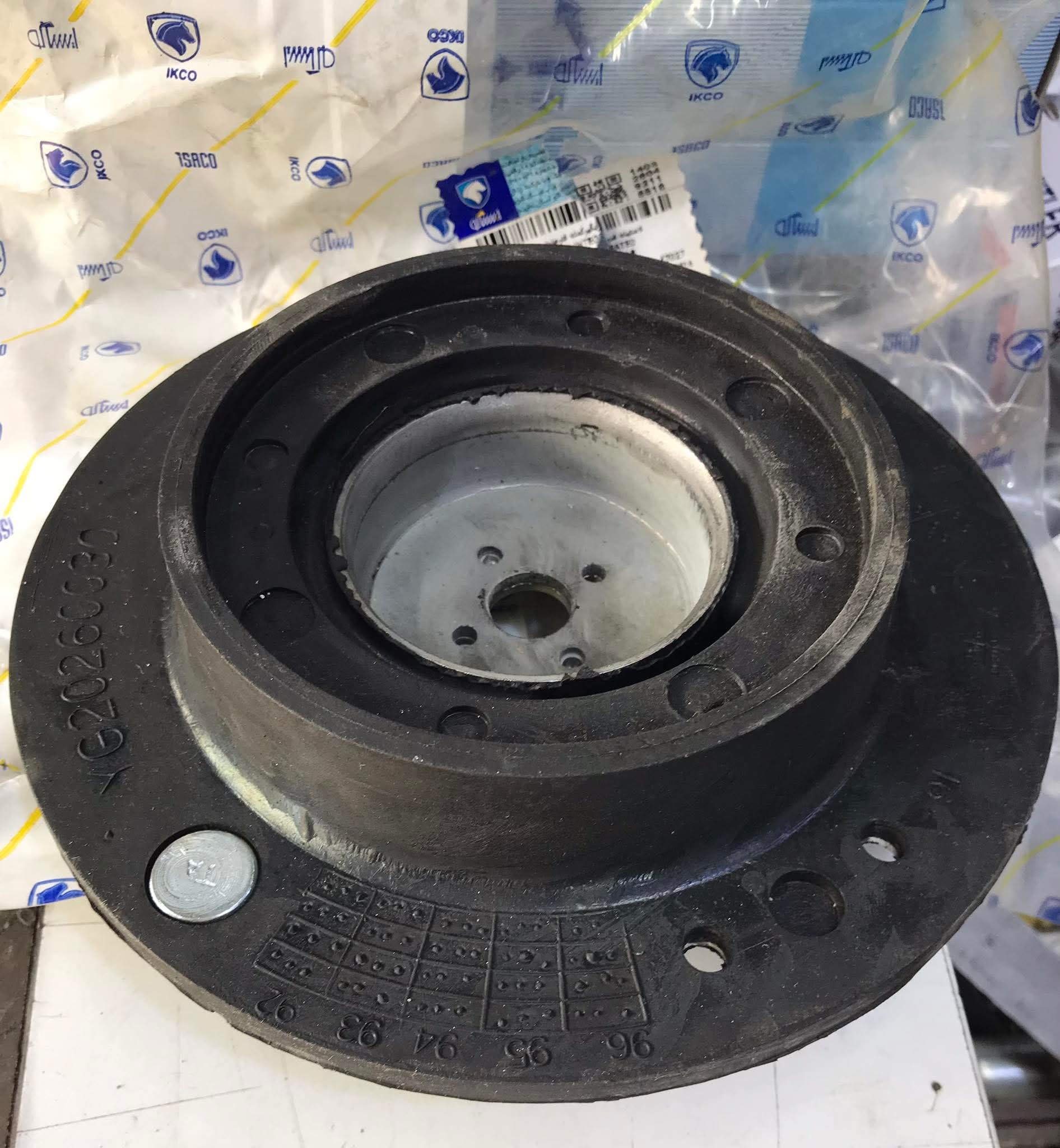 قاعده دبل امامي سمند بيجو ايساكو اصلي